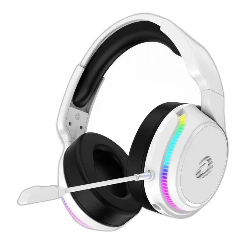 Tai Nghe Gaming Dare-U A710 RGB Wireless - White