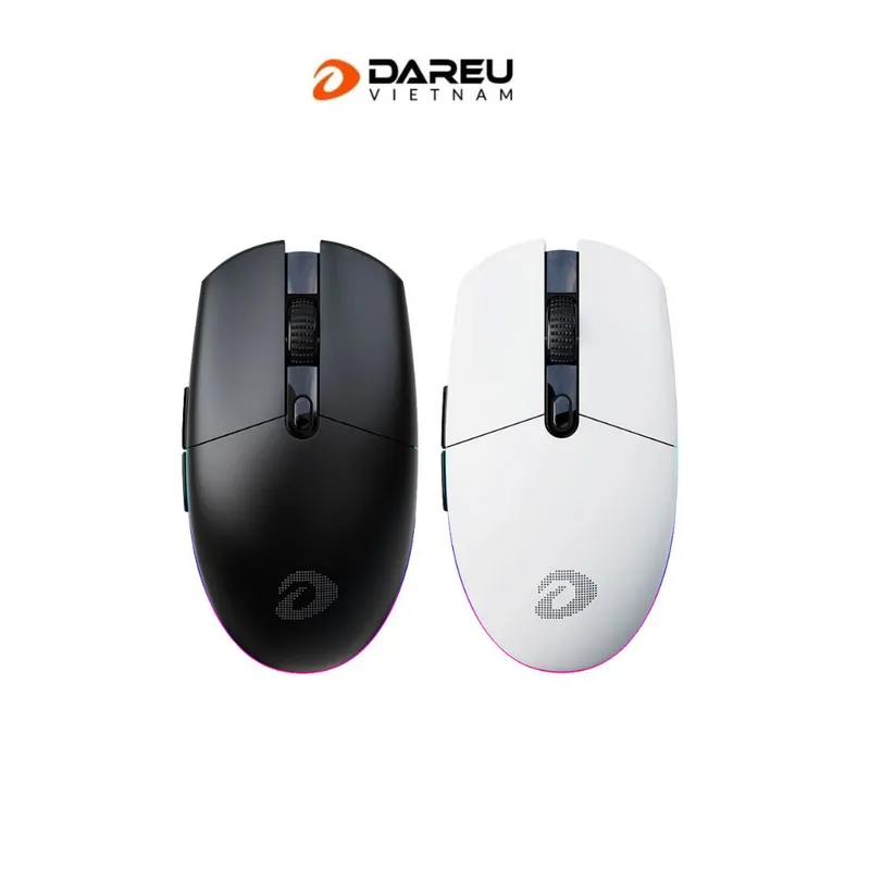 Chuột Gaming không dây DareU EM911X WIRELESS - 2.4G | Trắng