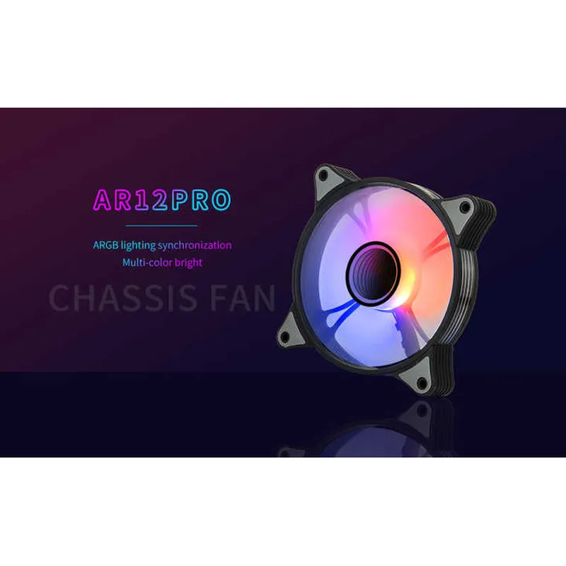 Fan Case Darkflash DF800 RGB 14cm Pack 7 Fan (Hub + Remote)