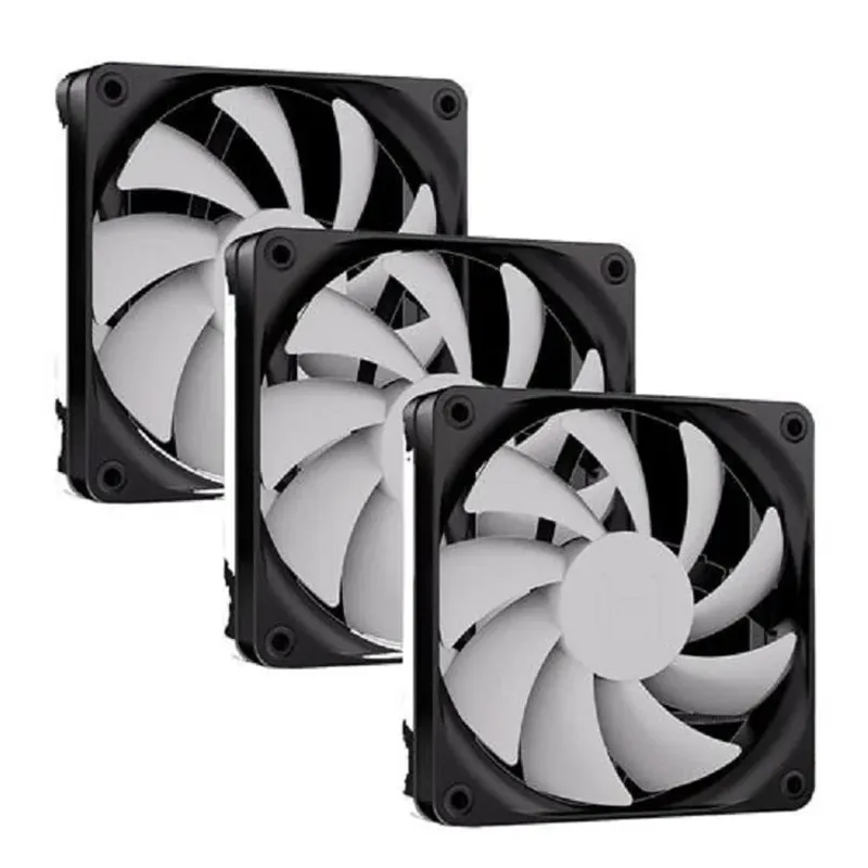 Fan Case Hyte Flow FA12 | Bộ 3 fan, cánh trắng, không LED