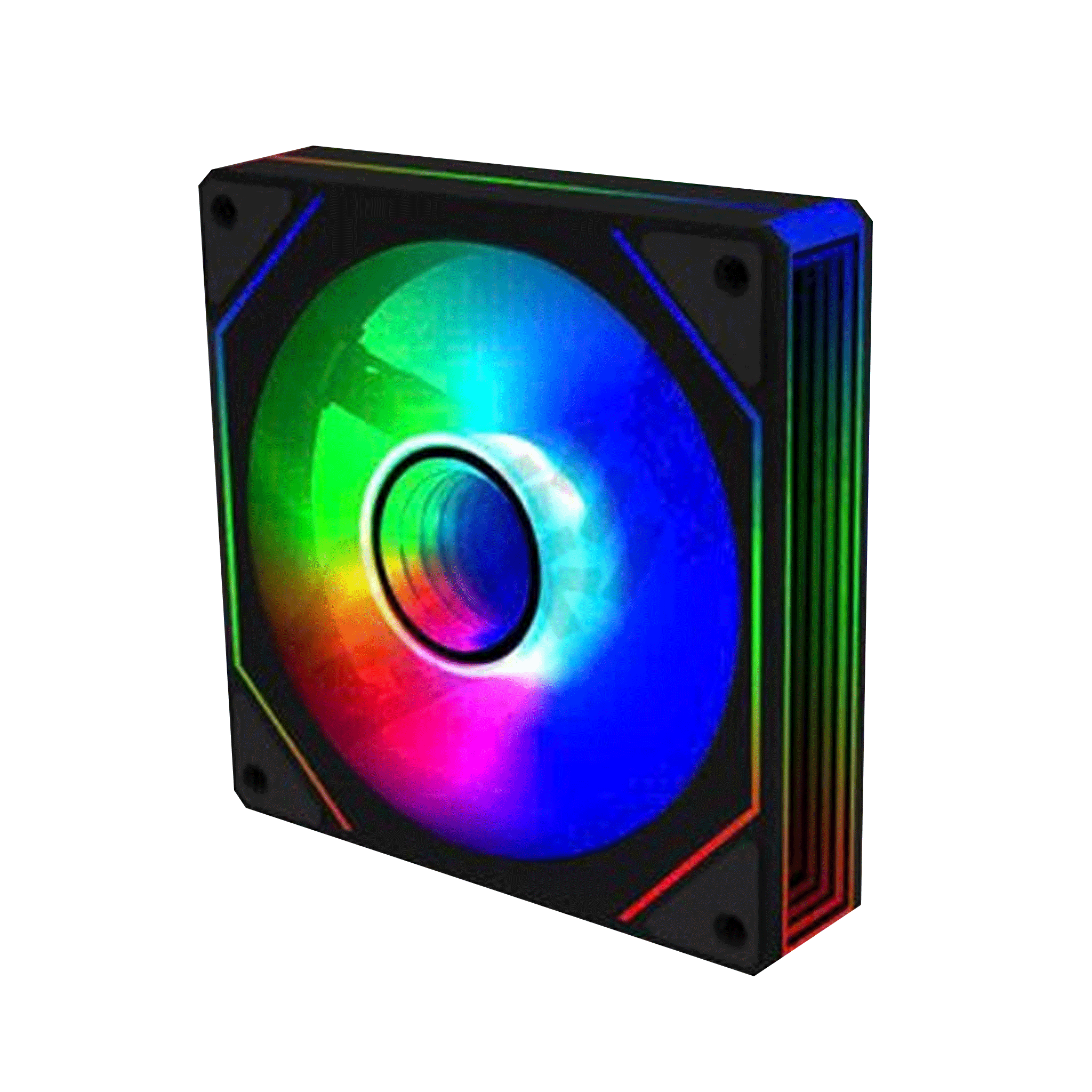 Fan Case Leopard S1 Auto RGB - Black (Cắm nguồn trực tiếp)