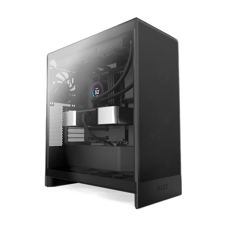 Vỏ Case NZXT H7 Flow 2024 - Black | kèm sẵn 3 fan F120Q (CM-H72FB-01)