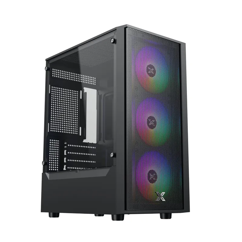 Vỏ Case Xigmatek MYX Air 3F - Black | Kèm 3 fan led