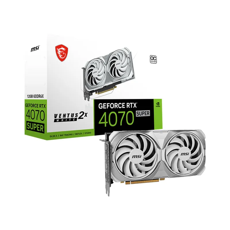 Card màn hình MSI RTX 4070 Ventus 2X White 12GB OC