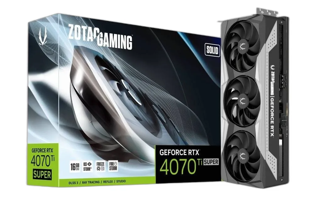 Card màn hình ZOTAC GAMING RTX 4070 Ti SUPER SOLID 16GB GDDR6X