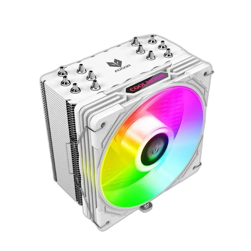 Tản Nhiệt khí CPU Coolmoon AS-600 White ARGB Sync Main (Hỗ trợ SK 2011)
