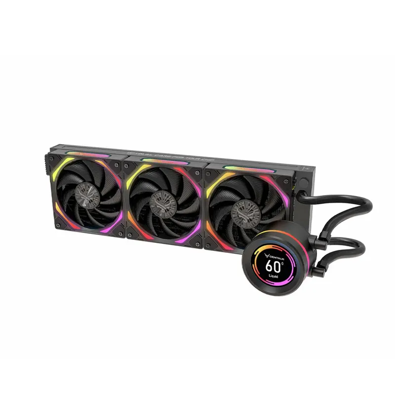 TẢN NHIỆT NƯỚC CENTAUR CT-H500-360 đen (có màn hình nhiệt độ)