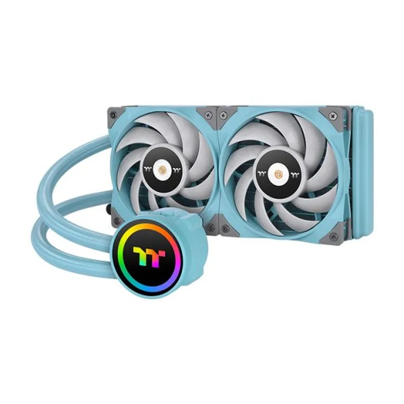 Tản nhiệt nước Thermaltake ToughLiquid 240 ARGB Turquoise (CL-W319-PL12TQ-A) - Xanh Ngọc
