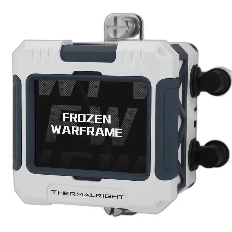 Tản nhiệt nước Thermalright Frozen Warframe X 240 ARGB Display màu trắng. Thiết kế độc đáo, hiệu suất cao.