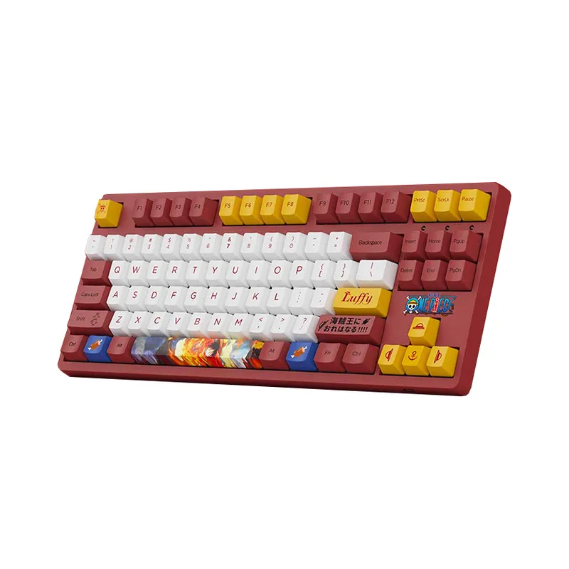 Bàn phím cơ AKKO 3108 RF One Piece - Luffy | Akko switch v3 - Cream Yellow