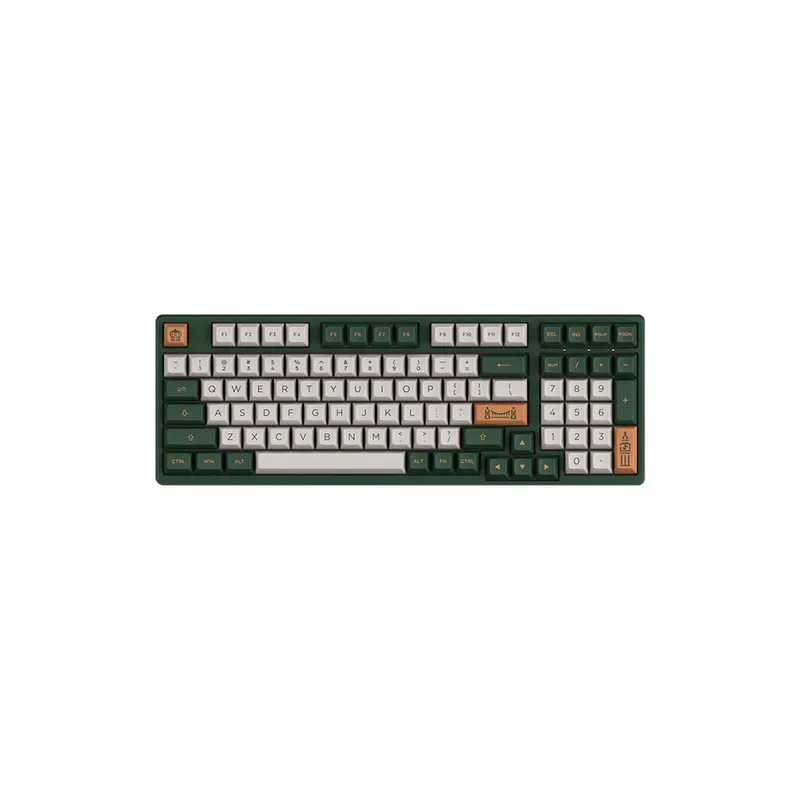 Bàn phím cơ AKKO 3098 RF World Tour London | AKKO switch v3 - Cream Blue Pro