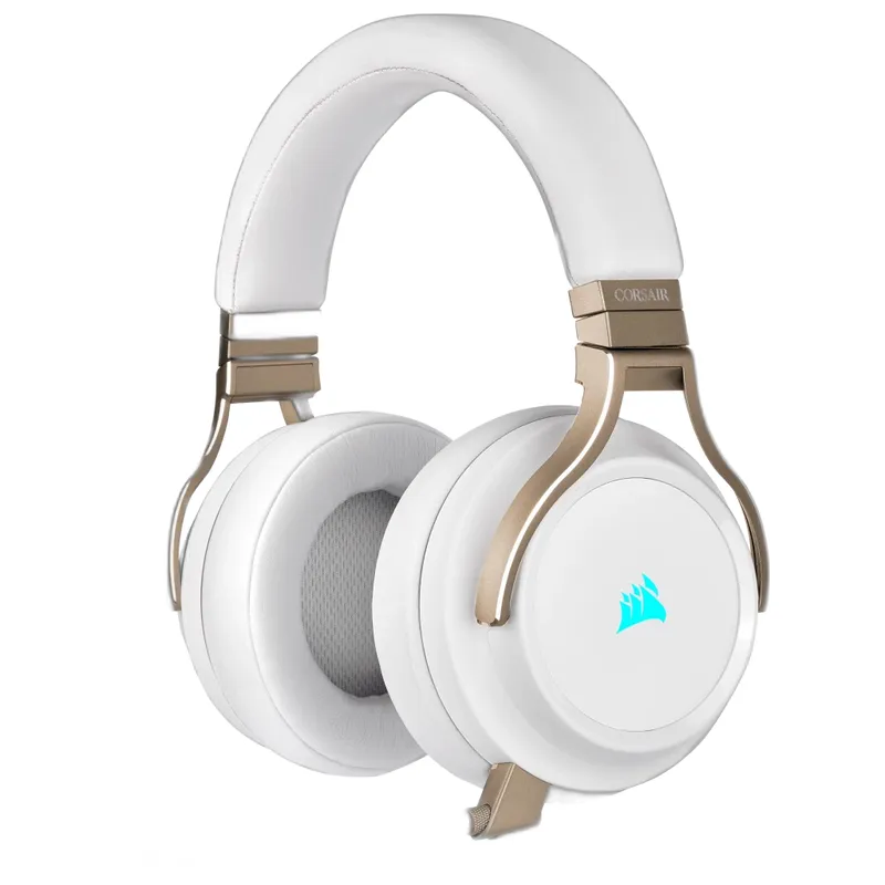 Tai nghe Gaming Corsair Virtuoso RGB Wireless High Fidelity - Pearl (AP)