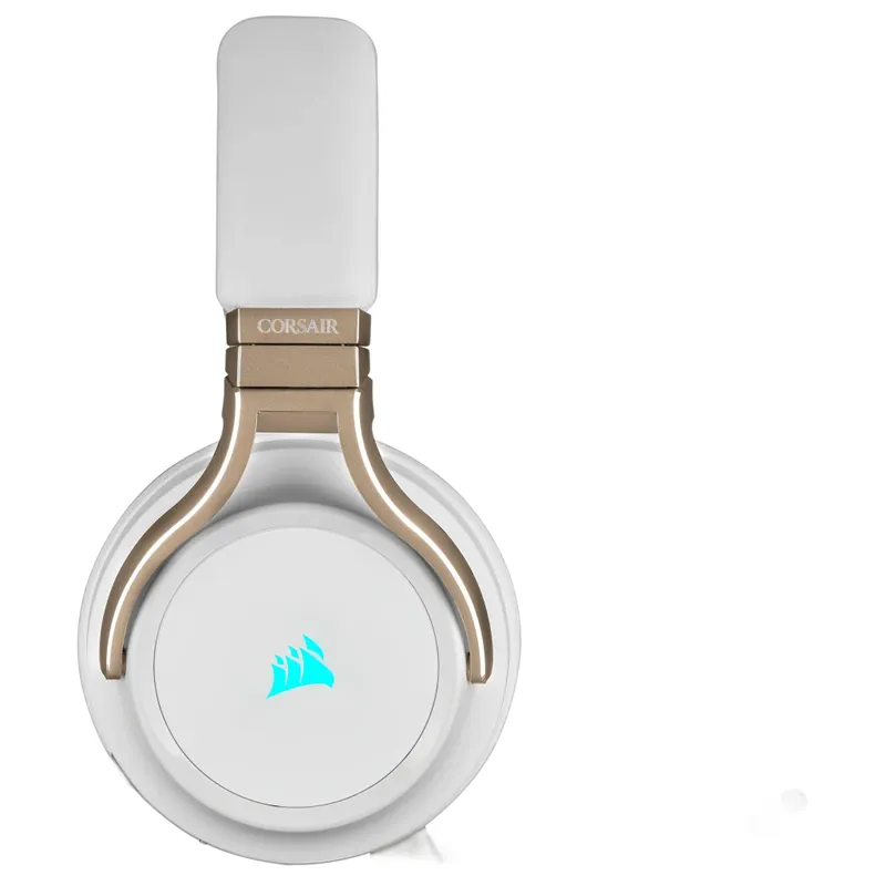 Tai nghe Gaming Corsair Virtuoso - Pearl: Âm thanh chất lượng cao, thiết kế đẹp mắt, không dây.