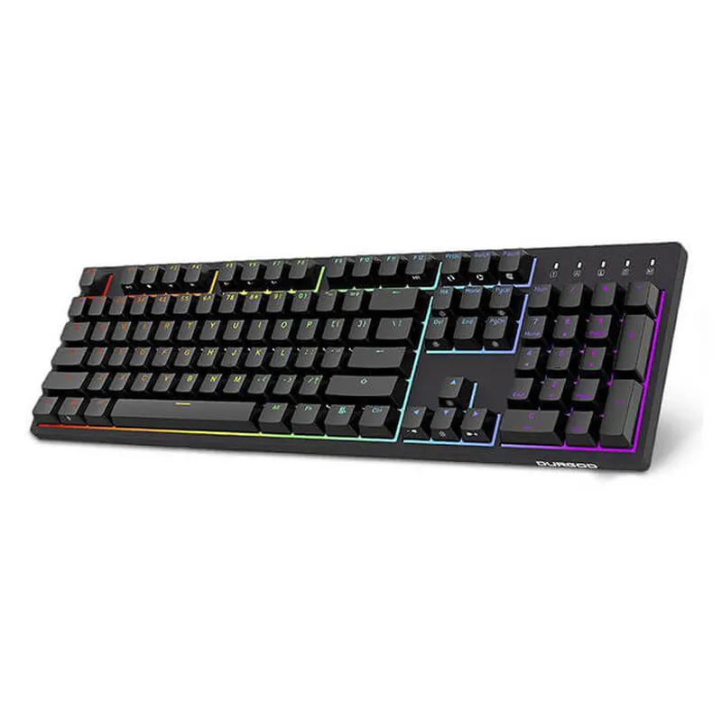 Bàn Phím Cơ Durgod V104S RGB Cherry Blue Switch (Đen)