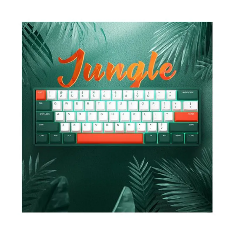 Bàn Phím Cơ Không Dây IQUNIX F60 Jungle Mystery RGB Hot-Swappable Mechanical Keyboard