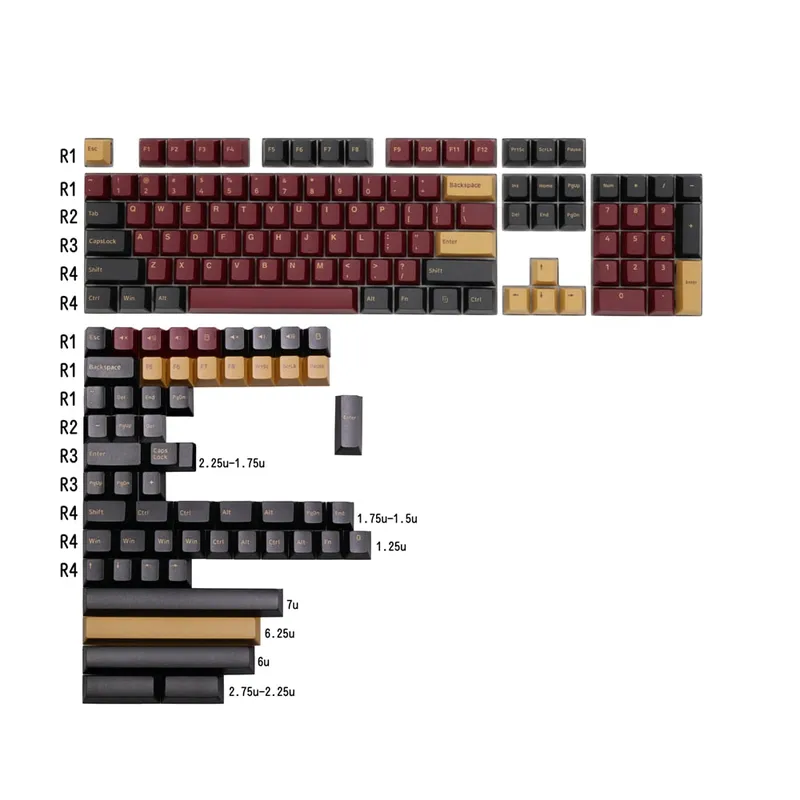 Bàn Phím Cơ Leopold FC750R PD Sweden Brown Switch