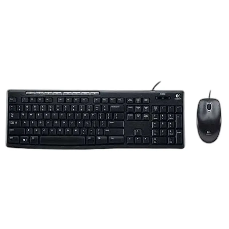 Combo Phím Chuột Logitech MK200 Chính Hãng (Đen)