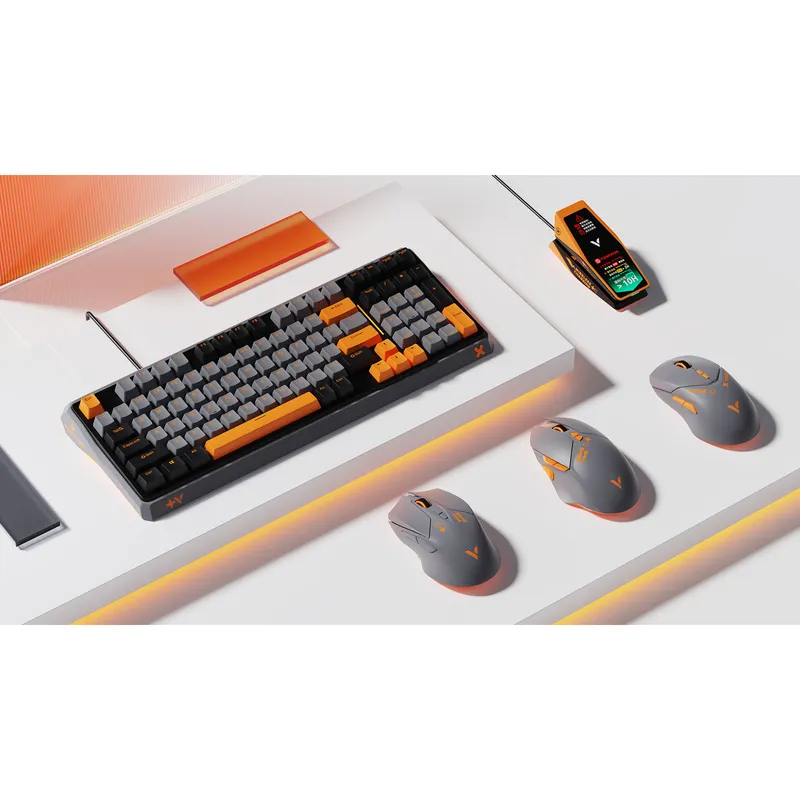 Bàn phím cơ V750 Pro Black Grey Orange Blue Switch