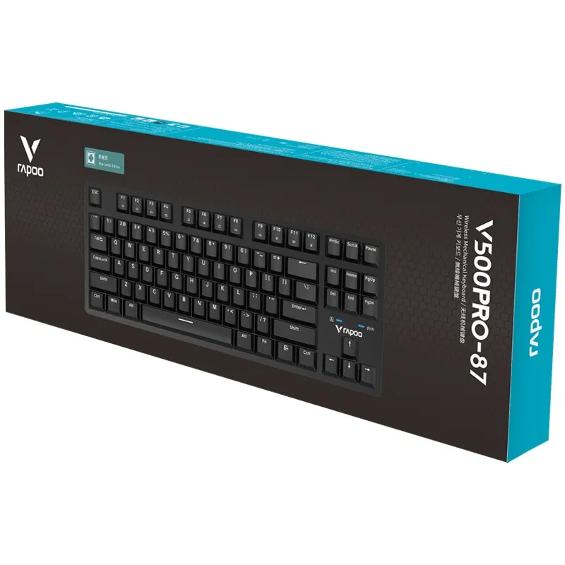 Bàn phím Gaming V500 Pro 87 Multi Mode Wireless Blue switch không dây