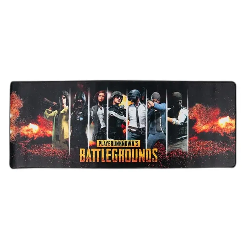 Lót chuột Gaming PUBG S4 (300x800x3mm/ Size lớn/ Trơn/ Có viền)