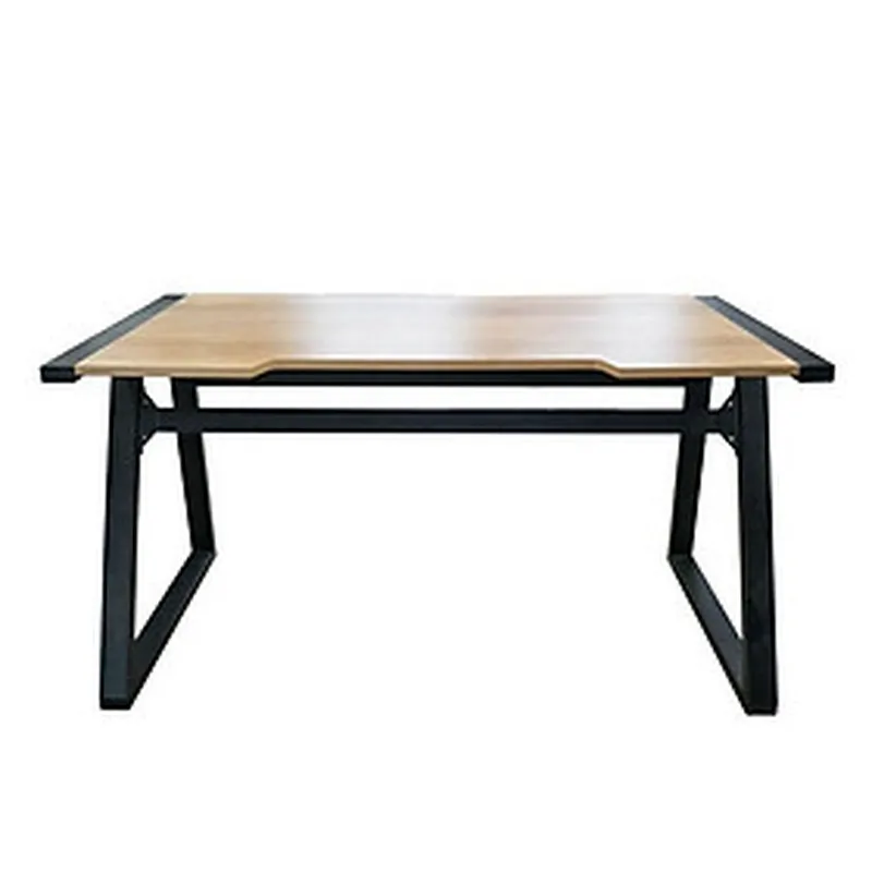 Bàn Gaming STAR Tứ Giác Mặt Gỗ (120x75x60) (Chân Đen)
