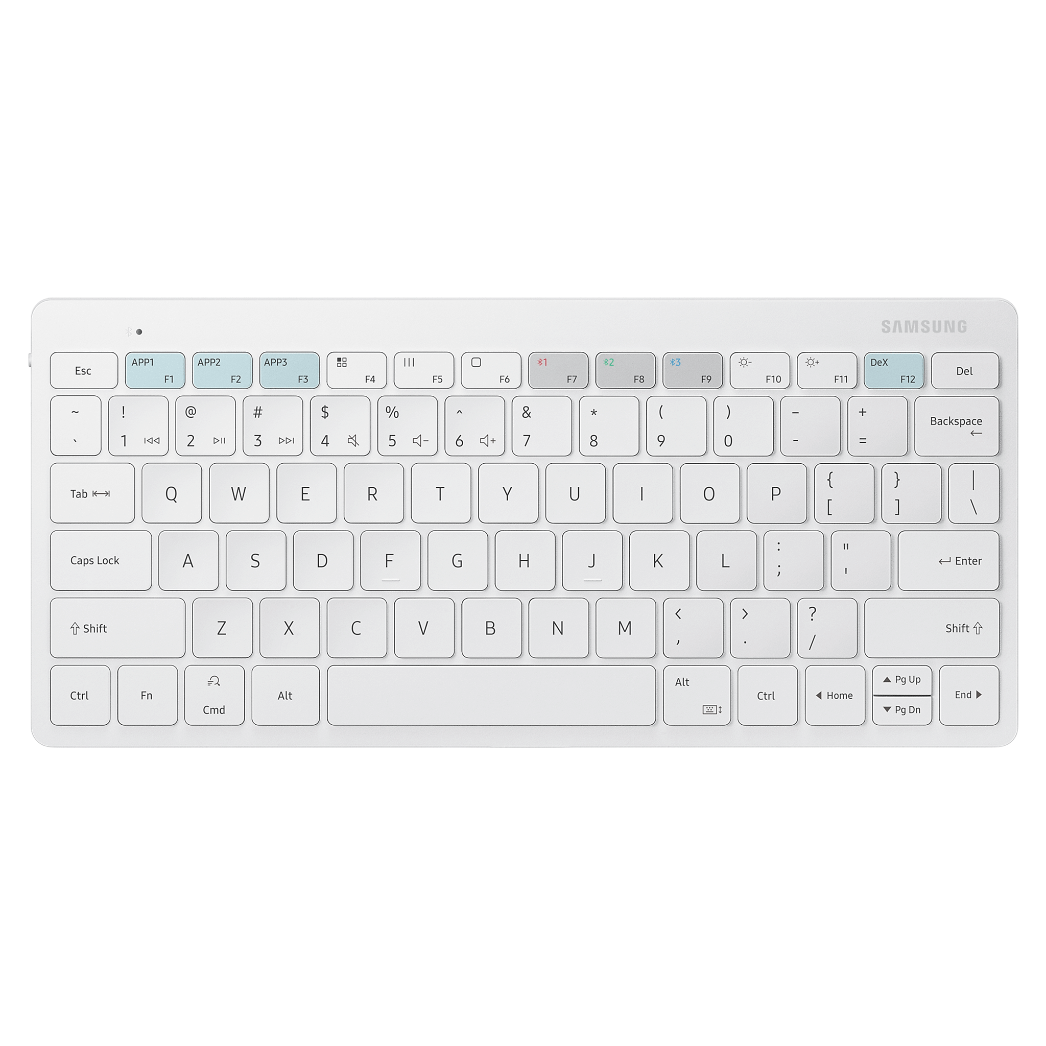 Bàn phím Bluetooth Samsung Trio 500 - Trắng