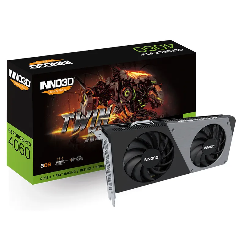 Card màn hình INNO3D RTX 4060 TWIN X2 8GB (N40602-08D6-173051N)