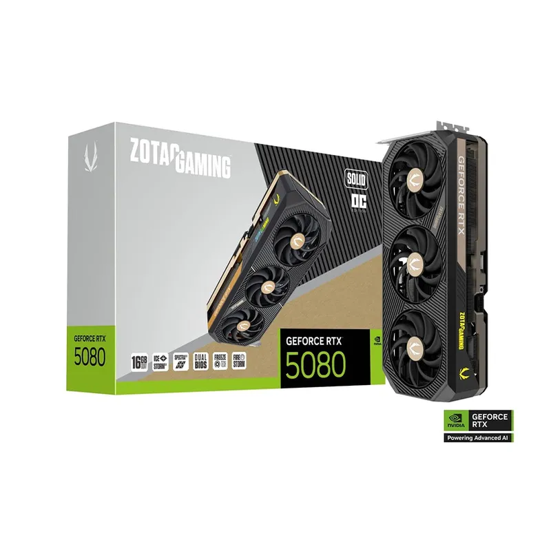 Card màn hình ZOTAC GAMING RTX 5080 SOLID OC