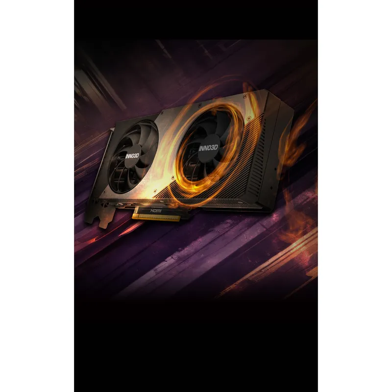 Card màn hình INNO3D GeForce RTX 5070 TWIN X2 OC WHITE