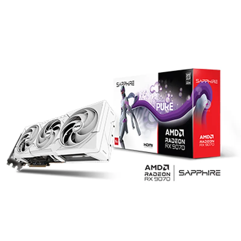 Card màn hình SAPPHIRE PURE AMD Radeon™ RX 9070 XT GPU