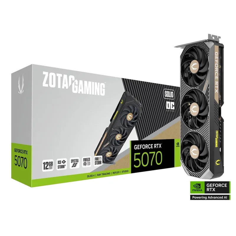 Card màn hình ZOTAC GAMING GeForce RTX 5070 SOLID OC