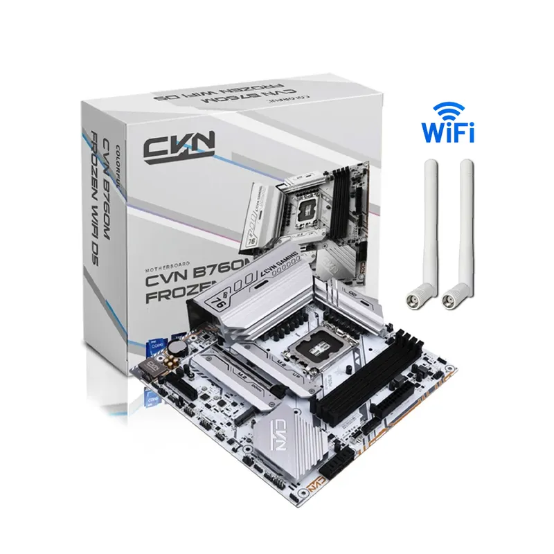 Mainboard Colorful CVN B760M FROZEN WIFI D5 V20 | Intel B760, LGA 1700, M-ATX, 4 khe DDR5