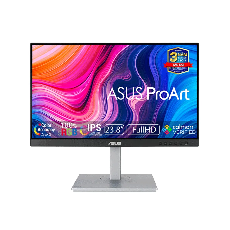 Màn Hình Máy Tính đồ họa ASUS ProArt PA247CV | 24 inch, Full HD, IPS, 75Hz, 5ms, 300 nits, USB-C, Loa