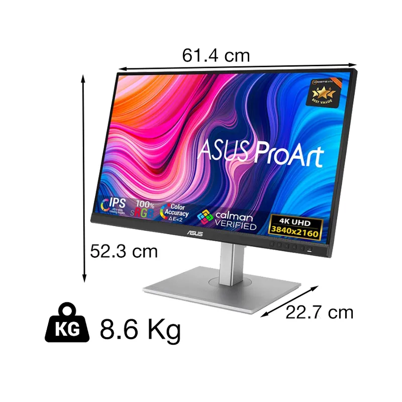 Màn Hình Máy Tính LCD 27 inch Asus ProArt PA279CV 4K, 60Hz, 5Ms