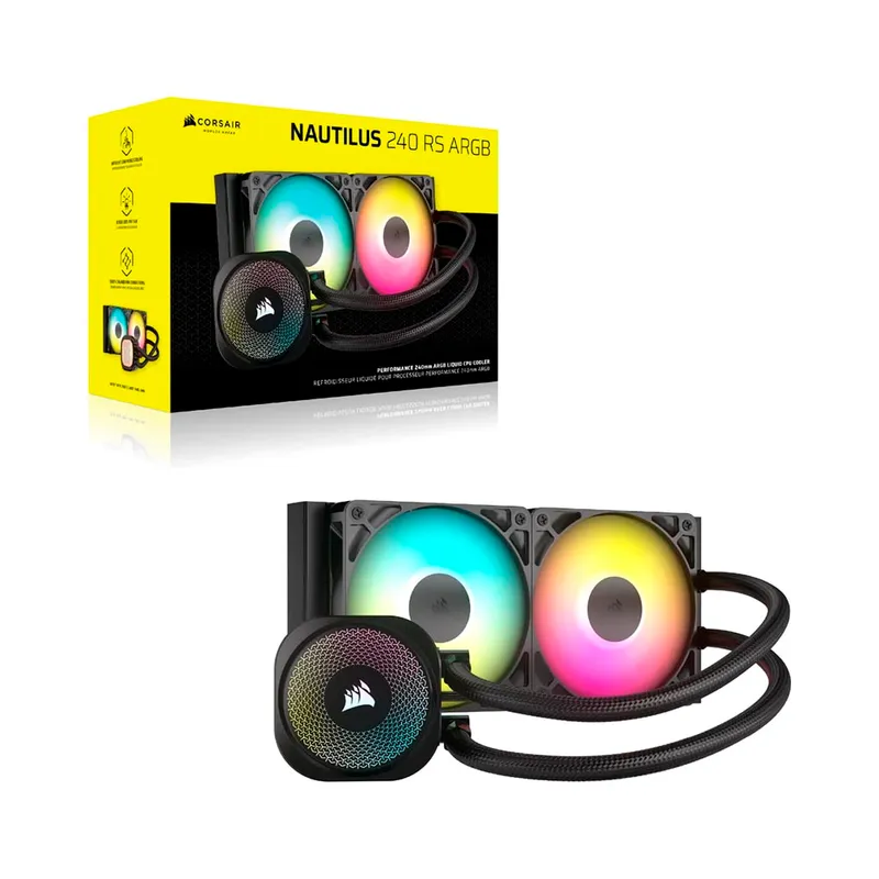 Tản nhiệt nước Corsair Nautilus 240 RS ARGB - Đen