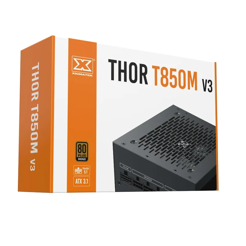 Nguồn Máy Tính Xigmatek Thor T850M V3 Full Module 850W 80 Plus Bronze EN43338