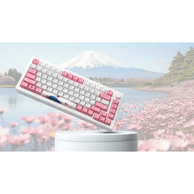 Bàn phím cơ AKKO MOD007B-HE PC Tokyo Sakura Pink Magnetic Switch