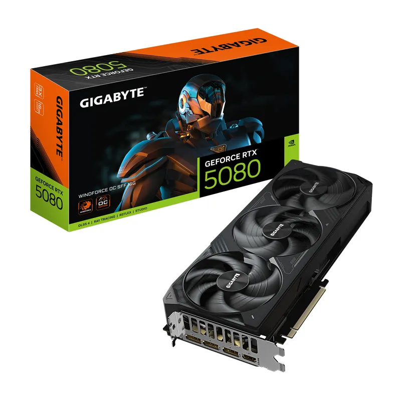 Card màn hình Gigabyte RTX 5080 WINDFORCE OC SFF 16G