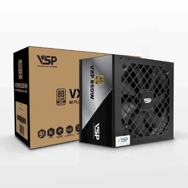 Nguồn Máy Tính VSP VXP 850W SGVN Gold 230V - Đen