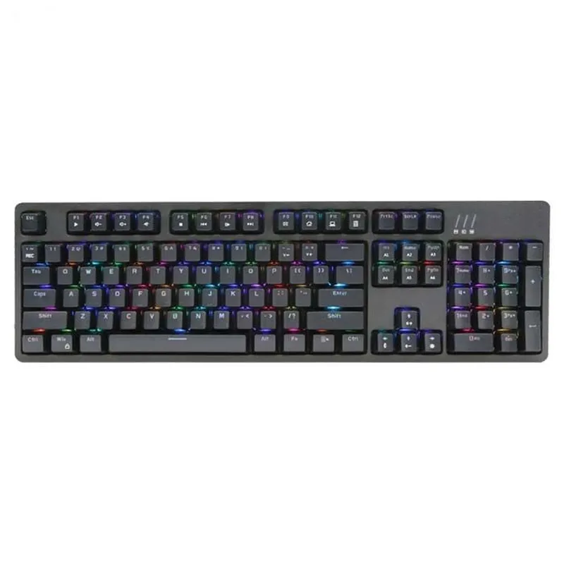 Bàn Phím Cơ Ajazz DKM150 RGB Gaming Red Switch (Đen)