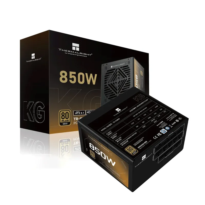 Nguồn Máy Tính Thermalright KG-850 850W | Đen, 80 Plus Gold, PCIe 5.1