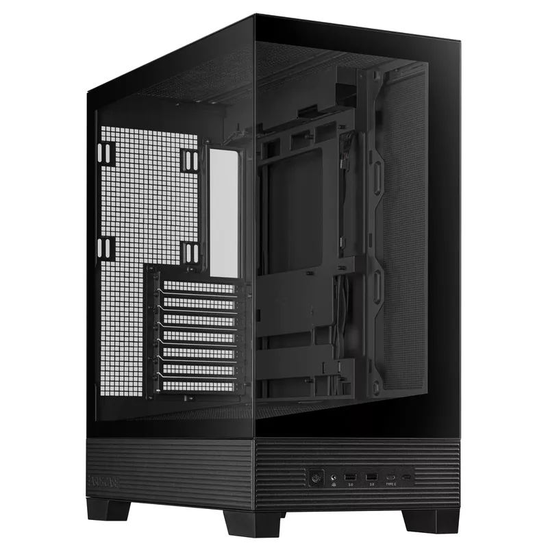 Vỏ Case ASUS A31 ATX - Đen | Không fan đi kèm, AIO 360 Top