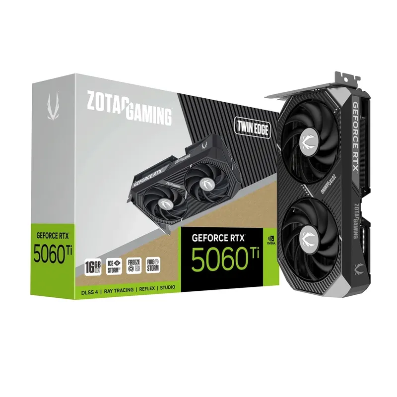 Card màn hình ZOTAC GAMING RTX 5060 Ti 16GB Twin Edge