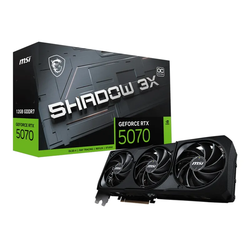 Card màn hình MSI RTX 5070 12G SHADOW 3X OC