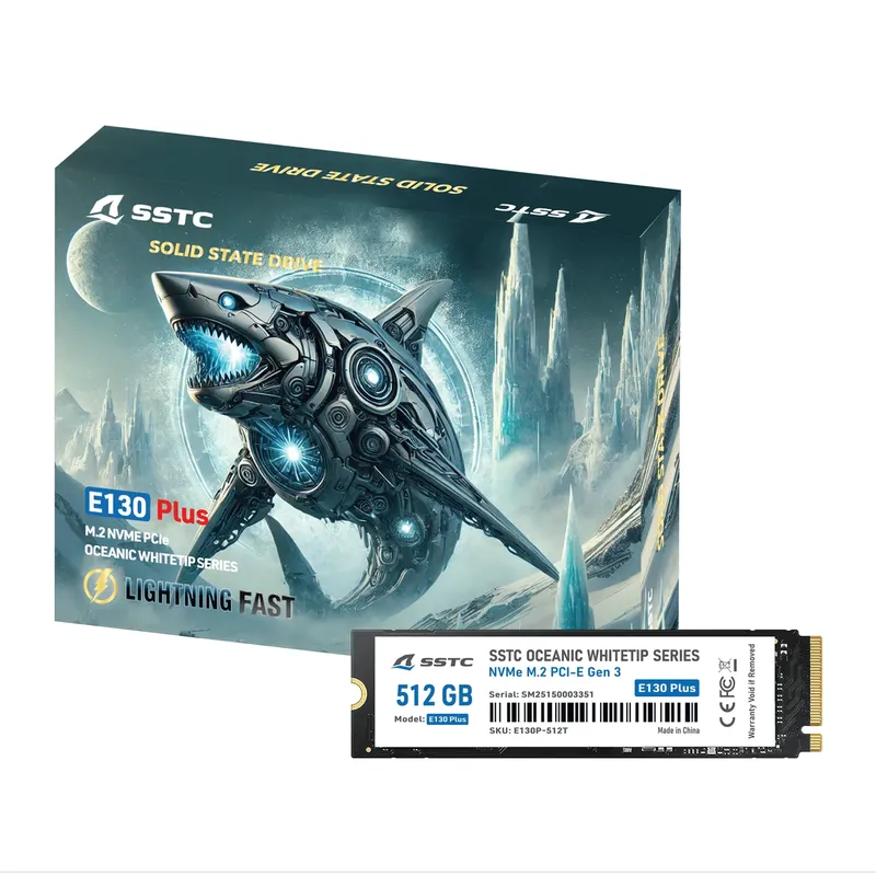 Ổ cứng SSD SSTC E130 Plus M2 NVMe Gen 3 512GB (E130-PLUS-512GB)