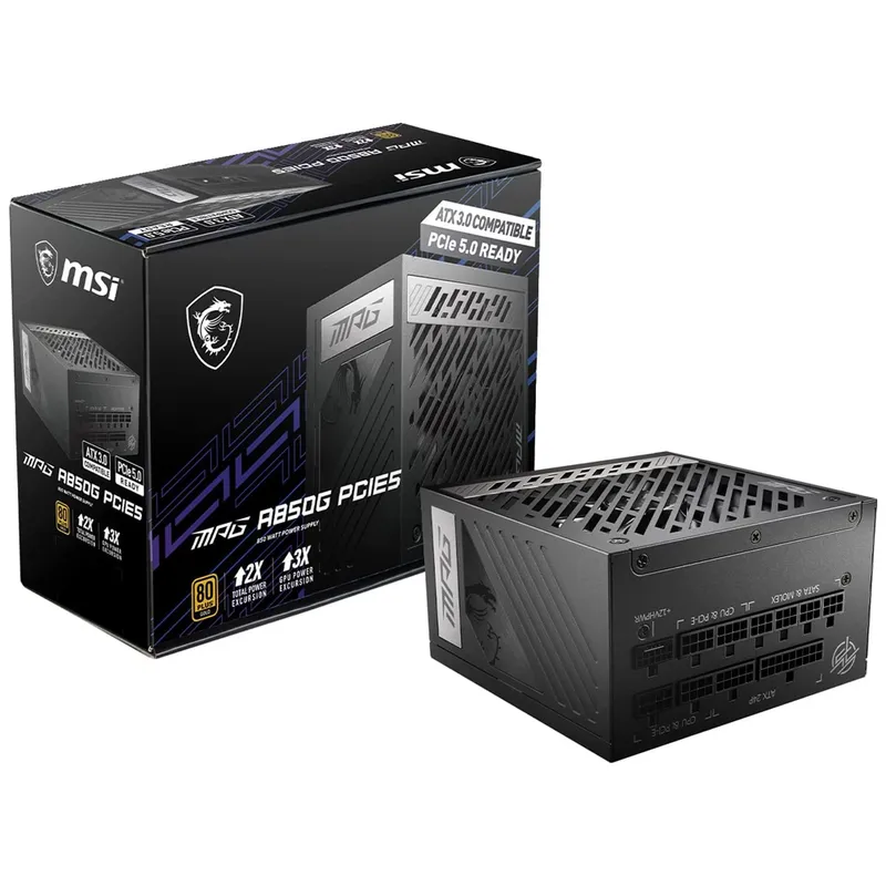 Nguồn Máy Tính 850W MSI MPG A850G PCIE 5.0