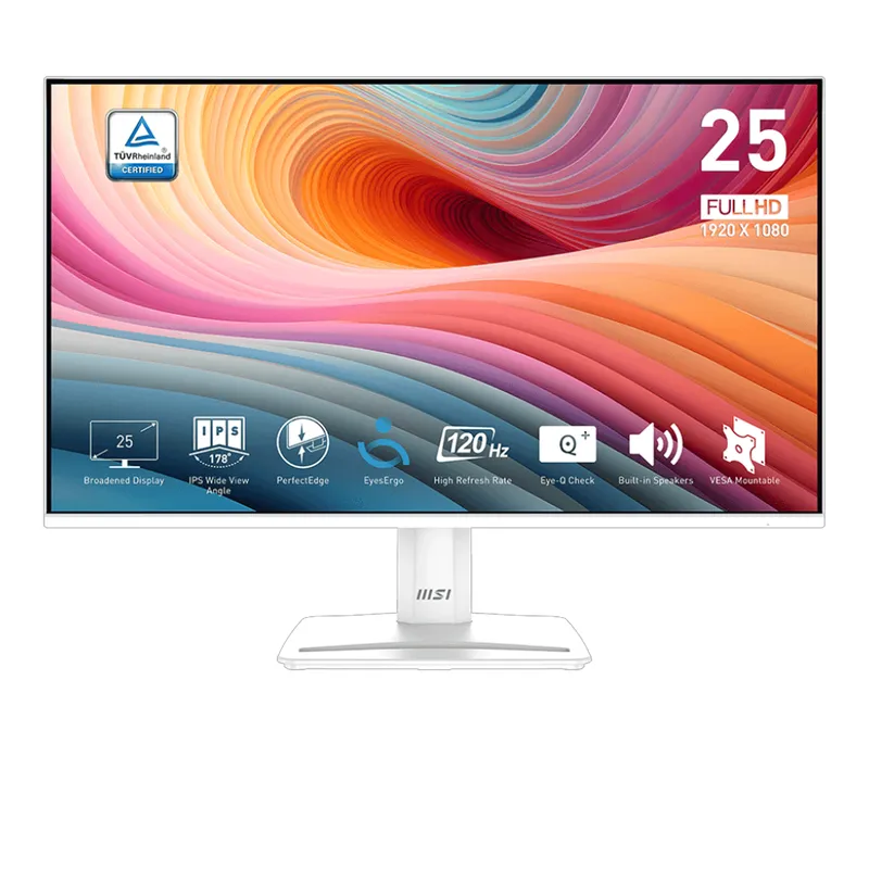 Màn Hình Máy Tính MSI Pro MP251WE2 | 24.5 inch, FHD, IPS, 120Hz, 1ms, trắng