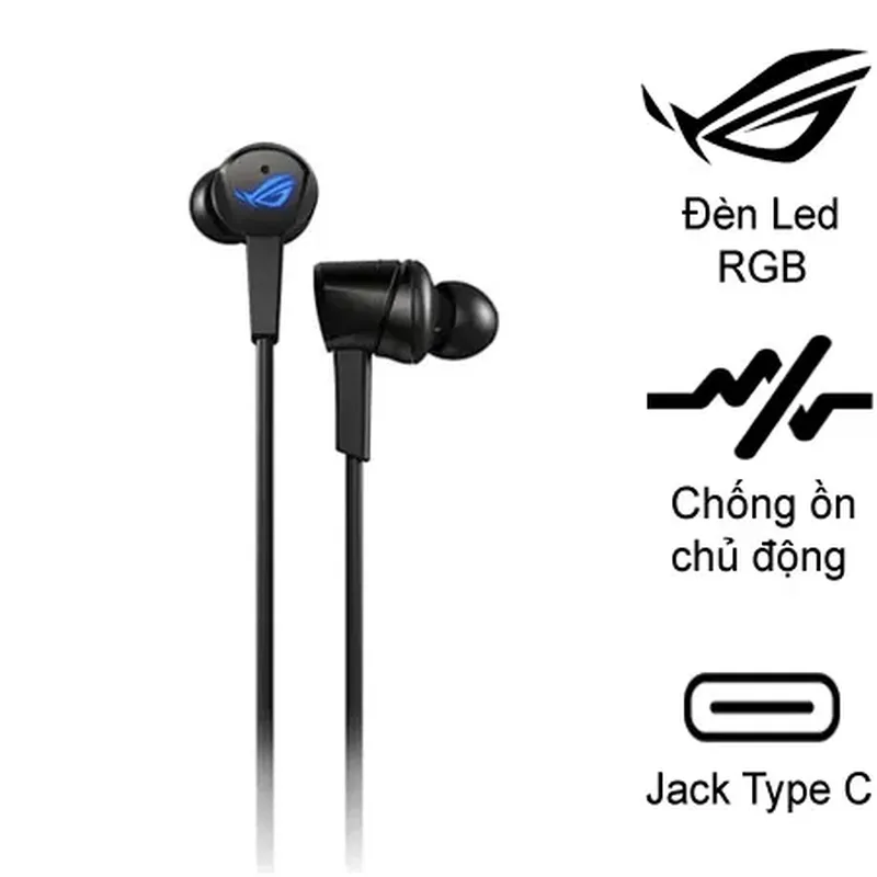 Tai Nghe Asus ROG Cetra RGB In-Ear Headset