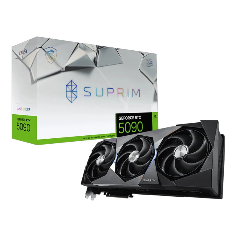 Card màn hình MSI RTX 5090 32G SUPRIM SOC