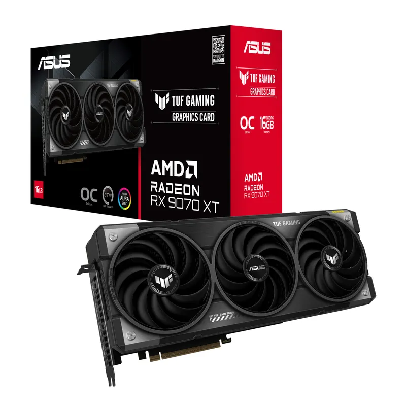 Card màn hình ASUS TUF Gaming Radeon RX 9070 XT OC Edition 16GB GDDR6